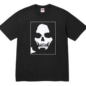Supreme Manson number nine Black Skull Graphic Tee size extra large